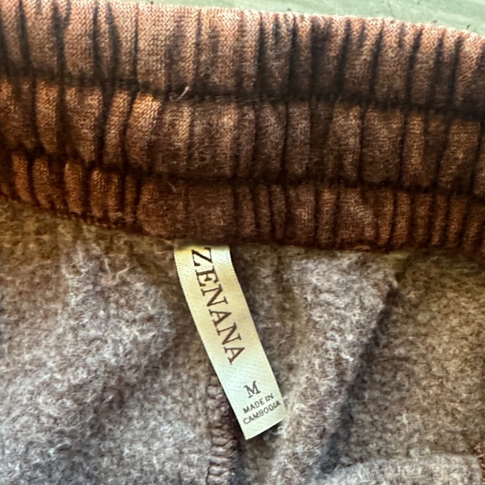 Zenana Outfitters Chocolate Brown Joggers - Picture 2 of 2